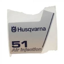 Calcomanía Husqvarna 51 5036197-04 en el grupo Repuestos / Piezas de repuesto Motosierras con GPLSHOP (5036197-04)