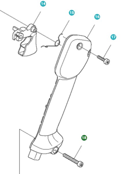 Tornillo en el grupo Repuestos / Piezas de repuesto Sopladores de hojas / Piezas de repuesto Husqvarna 580BTS con GPLSHOP (5052908-01)