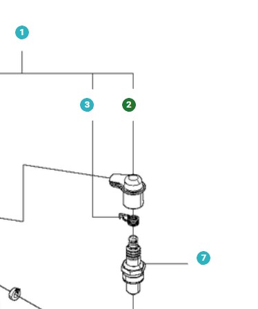 Sombrero en el grupo Repuestos / Piezas de repuesto Sopladores de hojas / Piezas de repuesto Husqvarna 530BT con GPLSHOP (5113983-01)