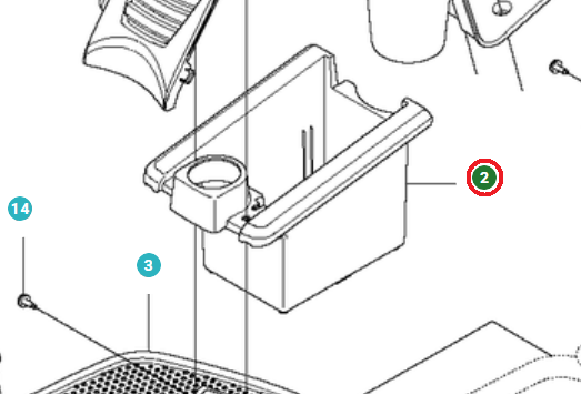 Caja de batería en el grupo Repuestos / Piezas de repuesto Jonsered Rider / Piezas de repuesto Jonsered FR 2312 MA con GPLSHOP (5254778-02)