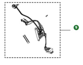 Conector en el grupo Repuestos / Piezas de repuesto Sopladores de hojas / Piezas de repuesto Husqvarna 120iBV con GPLSHOP (5311478-83)