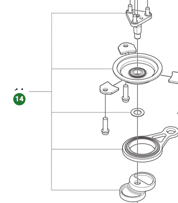 Corte de recorte de anillo de cojinete en el grupo Repuestos / Piezas de repuesto Cortasetos / Piezas de repuesto Husqvarna 522iHD75 con GPLSHOP (5311957-01)