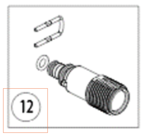 Salida de agua de tubería de salida 5353915-01 en el grupo Repuestos / Piezas de repuesto Hidrolimpiadoras / Piezas de repuesto Husqvarna PW235R con GPLSHOP (5353915-01)