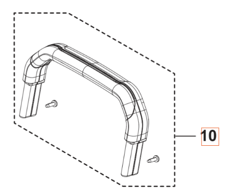 Kit de mango 5460906-01 en el grupo Repuestos / Piezas de repuesto Hidrolimpiadoras / Piezas de repuesto Husqvarna PW130 con GPLSHOP (5460906-01)