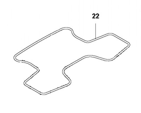 Sealing strip lower front chassis 435X en el grupo Repuestos Robots Cortacésped / Piezas de repuesto Husqvarna Automower® 435X AWD / Automower 435X AWD - 2023 con GPLSHOP (5748747-12)