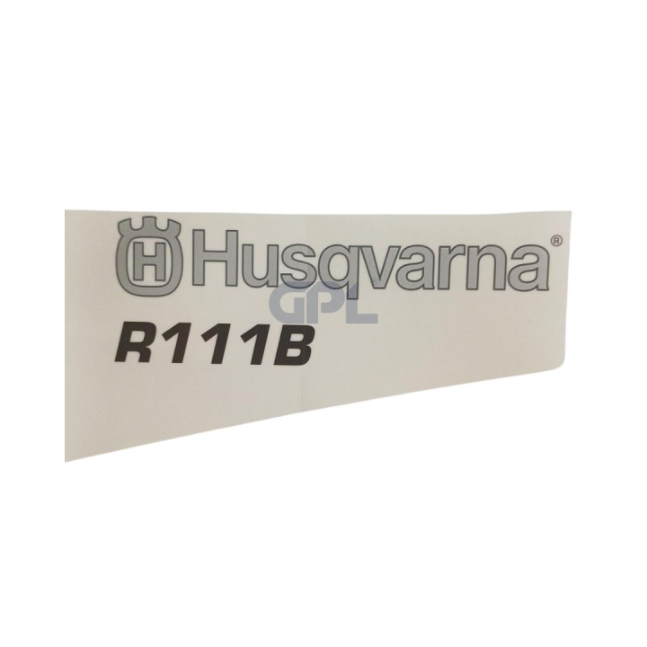 Calcomanía en el grupo Repuestos / Piezas de repuesto Rider / Piezas de repuesto Husqvarna Rider 111B con GPLSHOP (5752530-02)