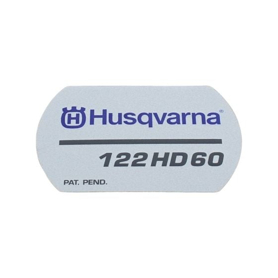 Calcomanía de inicio en el grupo Repuestos / Piezas de repuesto Cortasetos / Piezas de repuesto Husqvarna 122HD60 con GPLSHOP (5761208-02)