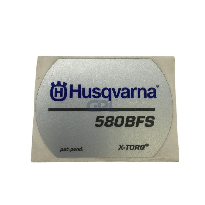 Calcomanía de inicio en el grupo Repuestos / Piezas de repuesto Sopladores de hojas / Piezas de repuesto Husqvarna 580BTS con GPLSHOP (5775141-01)