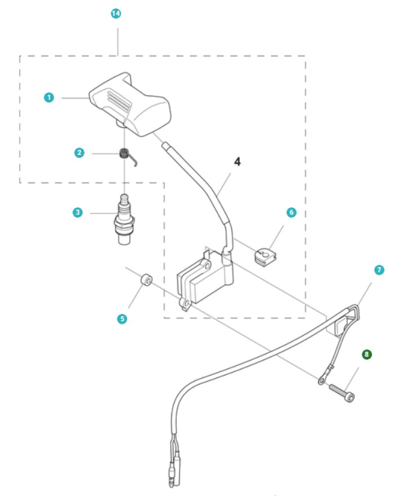 Perno Torx en el grupo Repuestos / Piezas de repuesto Sopladores de hojas / Piezas de repuesto Husqvarna 580BTS con GPLSHOP (5793830-01)