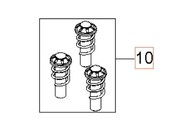 Kit Completo Piston 3Pzs 5926176-78 en el grupo Repuestos / Piezas de repuesto Hidrolimpiadoras / Piezas de repuesto Husqvarna PW360 con GPLSHOP (5926176-78)