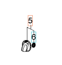 Soporte Del Interruptor De Perilla 5926177-02 en el grupo Repuestos / Piezas de repuesto Hidrolimpiadoras / Piezas de repuesto Husqvarna PW360 con GPLSHOP (5926177-02)