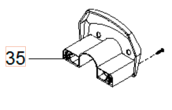 Soporte Gancho Para Manguera Gris Oscuro 5960244-01 en el grupo Repuestos / Piezas de repuesto Hidrolimpiadoras / Piezas de repuesto Husqvarna PW345C con GPLSHOP (5960244-01)