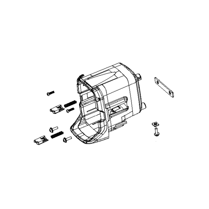 Conjunto de caja de batería en el grupo Repuestos / Piezas de repuesto Cortasetos / Piezas de repuesto Husqvarna 120iTK4-H con GPLSHOP (5962580-01)