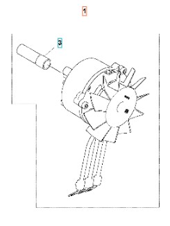 Ensamble Del Motor 5971175-01 en el grupo Repuestos / Piezas de repuesto Desbrozadora / Piezas de repuesto Husqvarna 535iRXT con GPLSHOP (5971175-01)