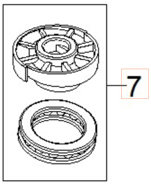 Disco Wobble Disco 8.1 Grados 5976470-01 en el grupo Repuestos / Piezas de repuesto Hidrolimpiadoras / Piezas de repuesto Husqvarna PW235R con GPLSHOP (5976470-01)