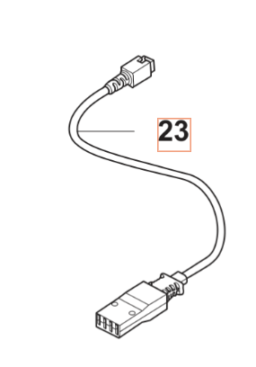 Prueba de cableado de la batería en el grupo Repuestos Robots Cortacésped con GPLSHOP (5980131-02)