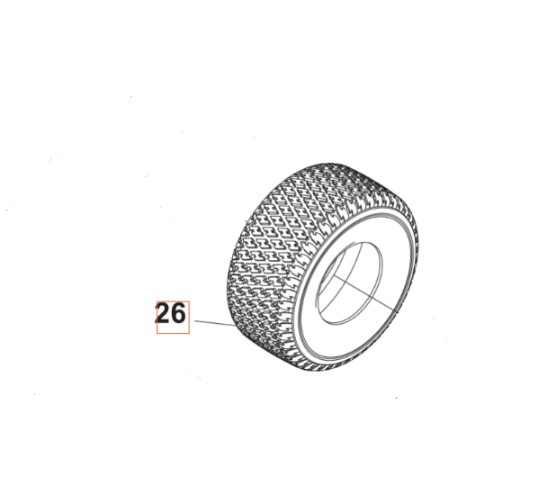 Neumático trasero 18x8,5-8