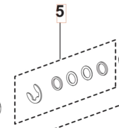 Juntas del sistema adaptador de juntas 5460930-01