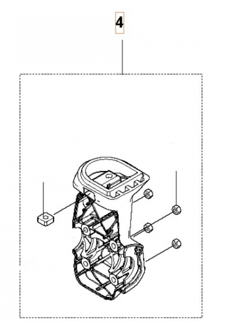 Conjunto de soporte del manillar